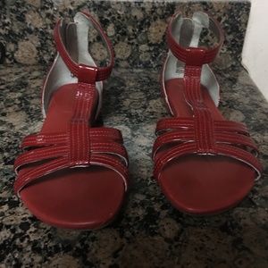 Cole Haan  red patent leather Y2K Mall goth